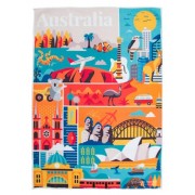 Australia Collage Tea Towel